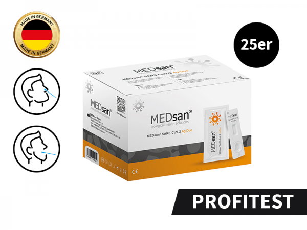 MEDsan® SARS-CoV-2 Ag Duo Schnelltest - 25er Set