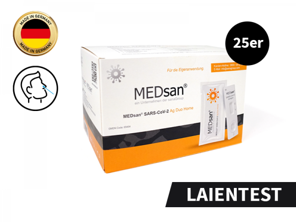MEDsan® Ag Duo Home - Made in Germany - 25er Set