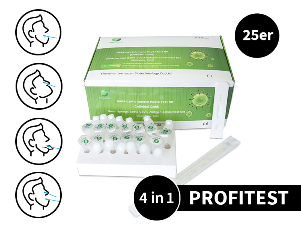 Green Spring® SARS-COV-2 Antigen-Schnelltest - 25er Set